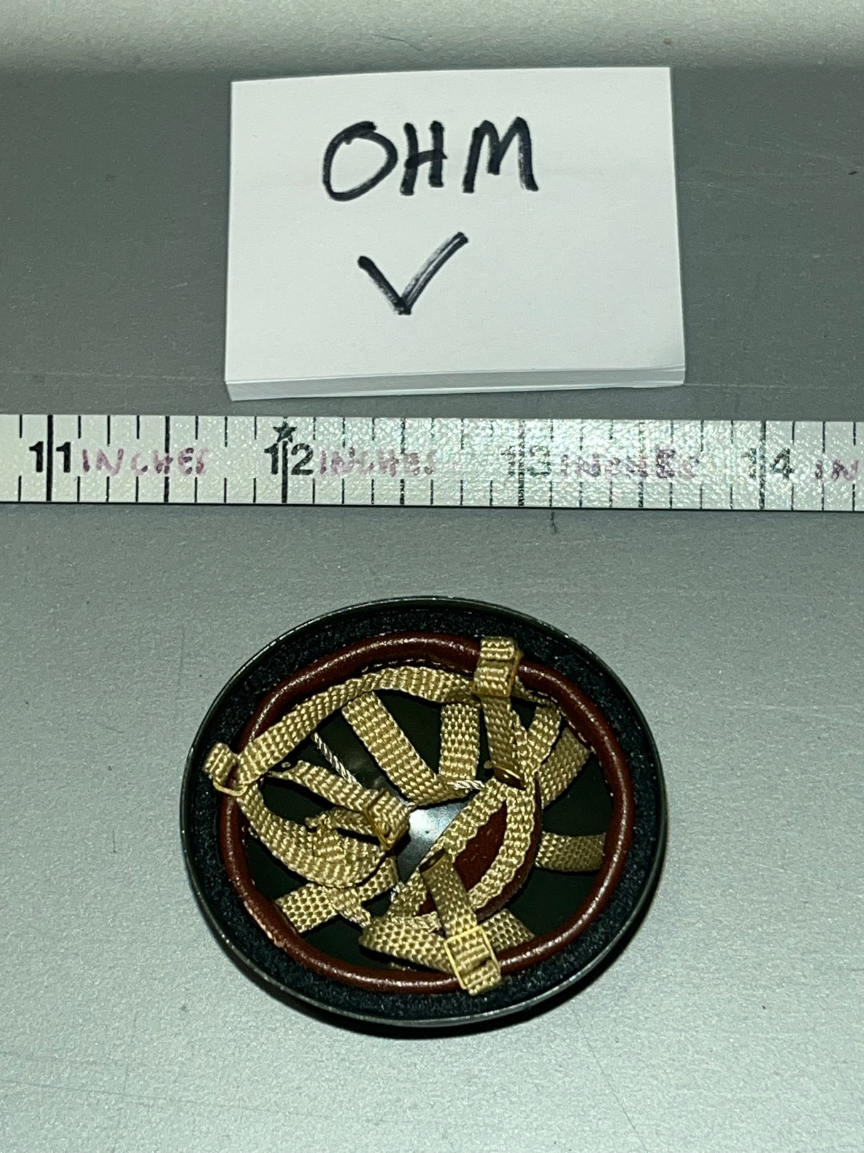 1/6 Scale WWII British Metal Helmet - UJINDOU Operation Market Garden Paratrooper