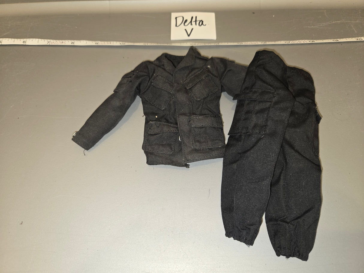 1/6 Scale Vietnam Era US Jungle Uniform - Black Mac V Sog