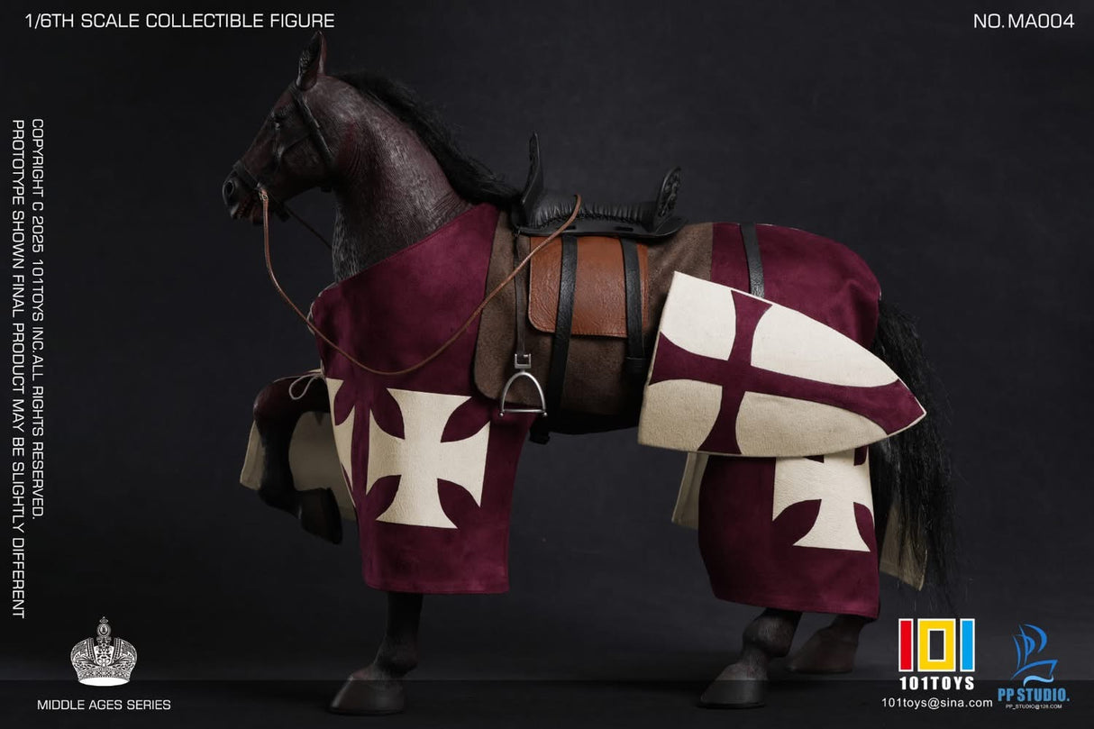 *Preorder* 101TOYS x PP STUDIO 1/6 Medieval Kingdom of Heaven War Horse 101toy- MA004