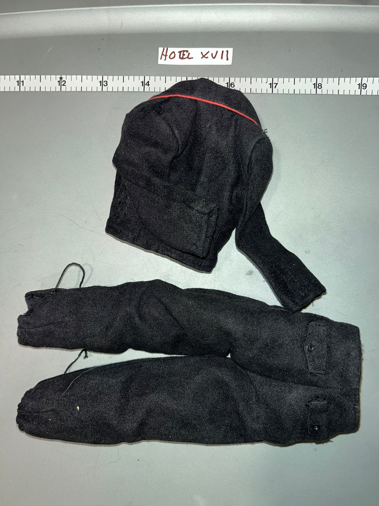 1/6 Scale WWII German Black Panzer Tanker Uniform - DID