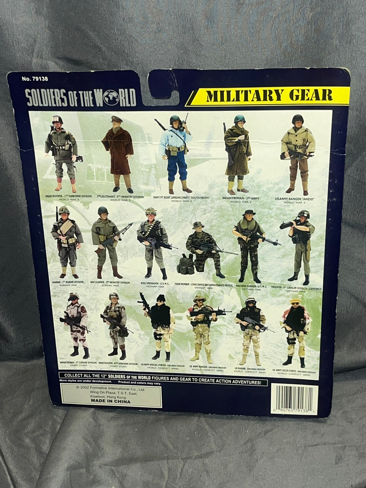 1/6 Scale Modern Enduring Freedom U.S. Green Beret - Formative International SOTW Soldiers of the World NIB Uniform Set