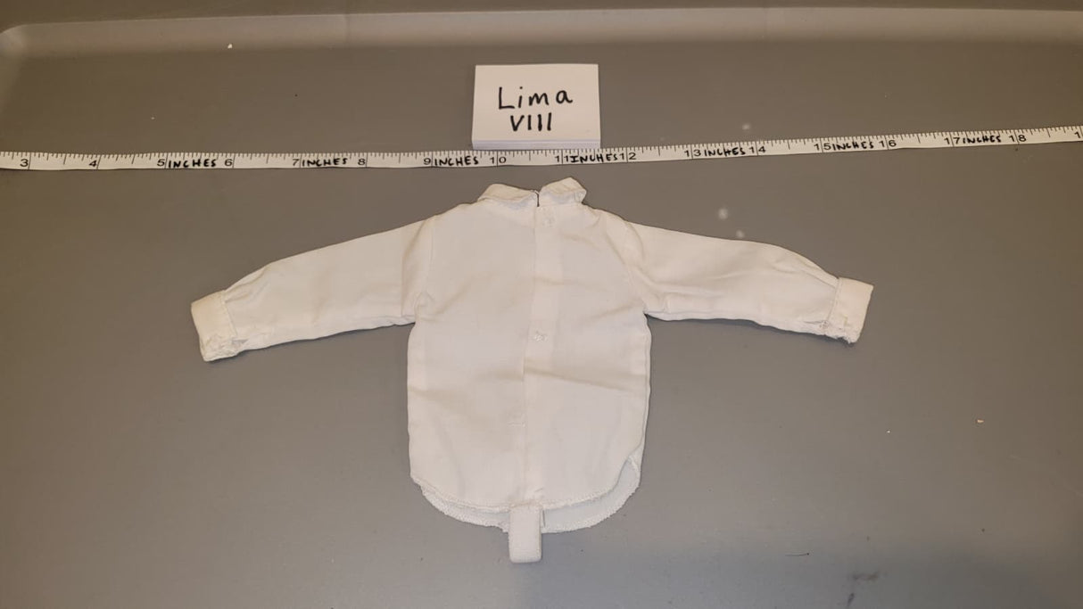 1/6 Scale WWII German White Work Shirt