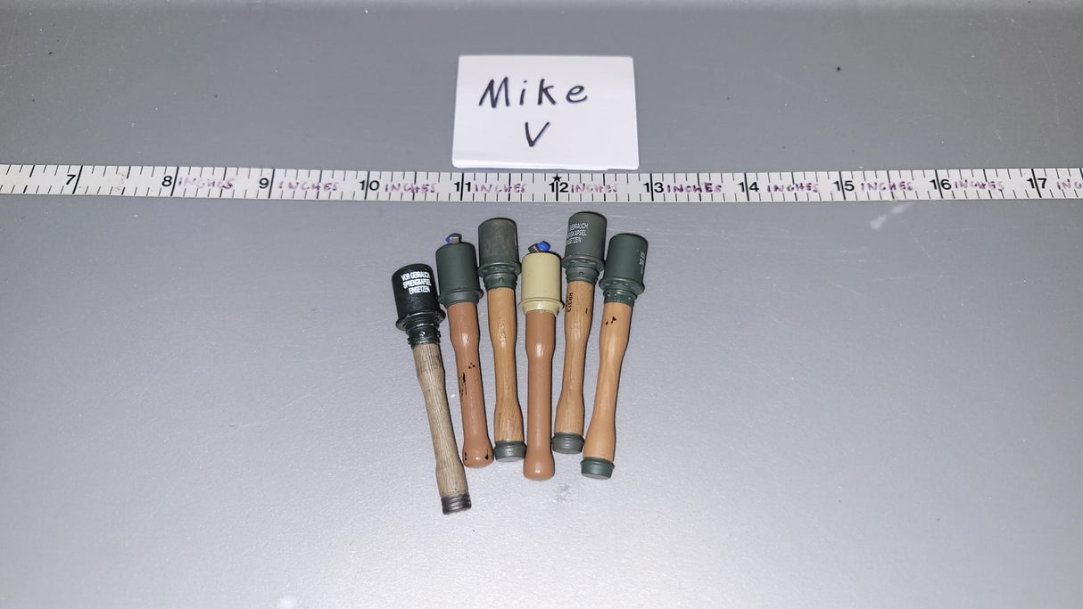 1/6 WWII German Grenade Lot