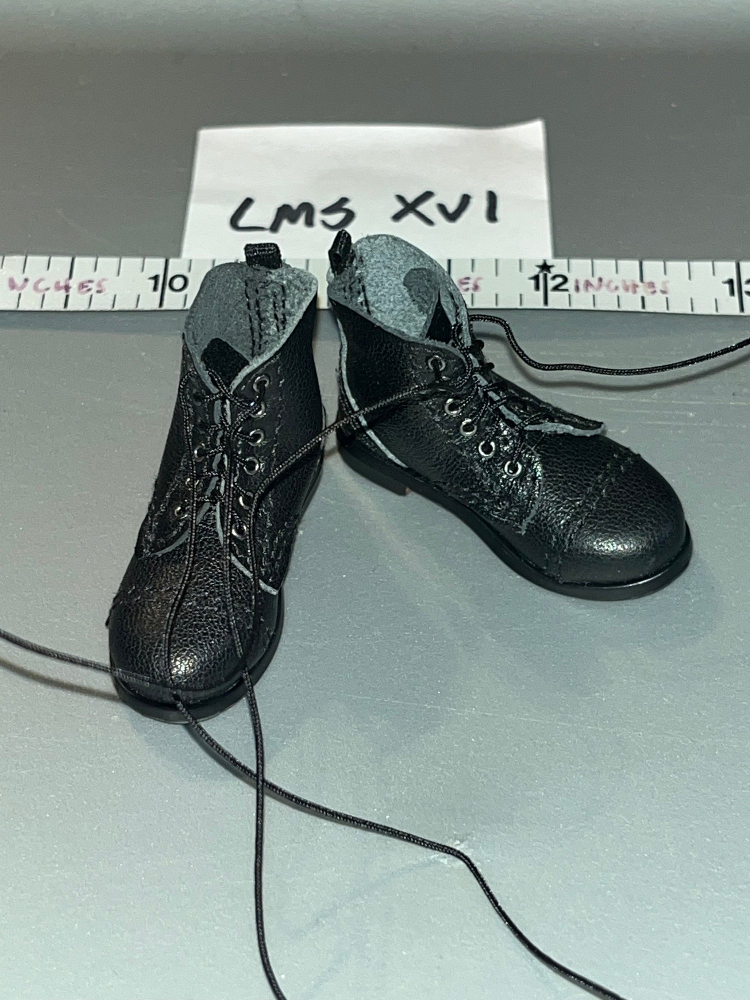 1:6 Scale WWII British Leather Boots - Ujindou Black Watch