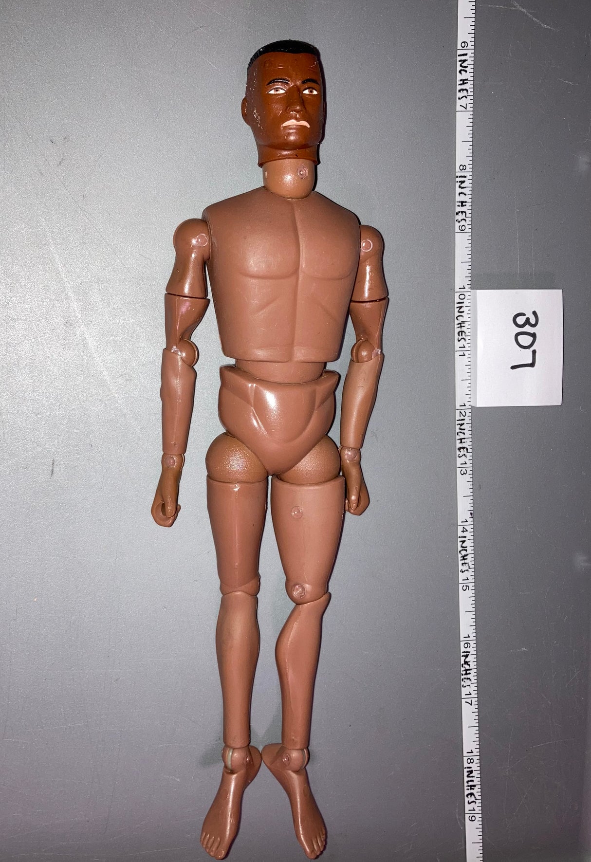1/6 Scale Nude Vintage Remake Elite Brigade Figure - African American Black