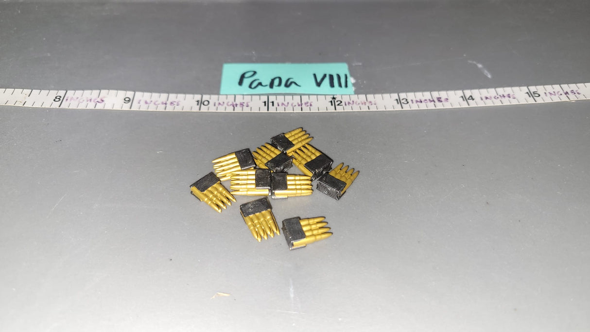 1:6 WWII US M1 Magazine Ammunition Lot