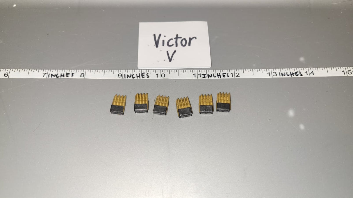 1:6 WWII US M1 Magazine Ammunition Lot
