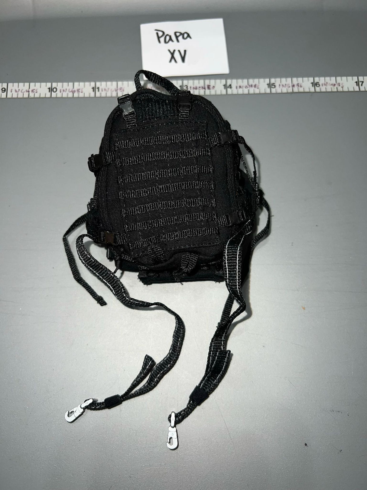1:6 Modern Era Black Backpack