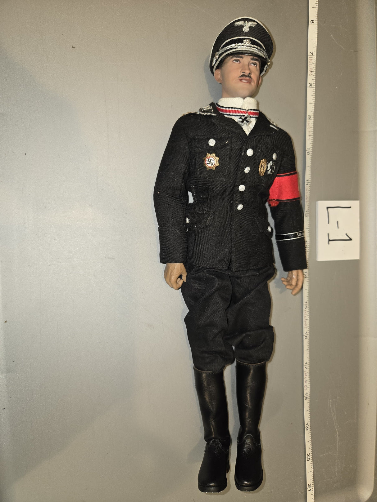 1:6 Scale WWII German Officer Dress Uniform Dressed Figure -