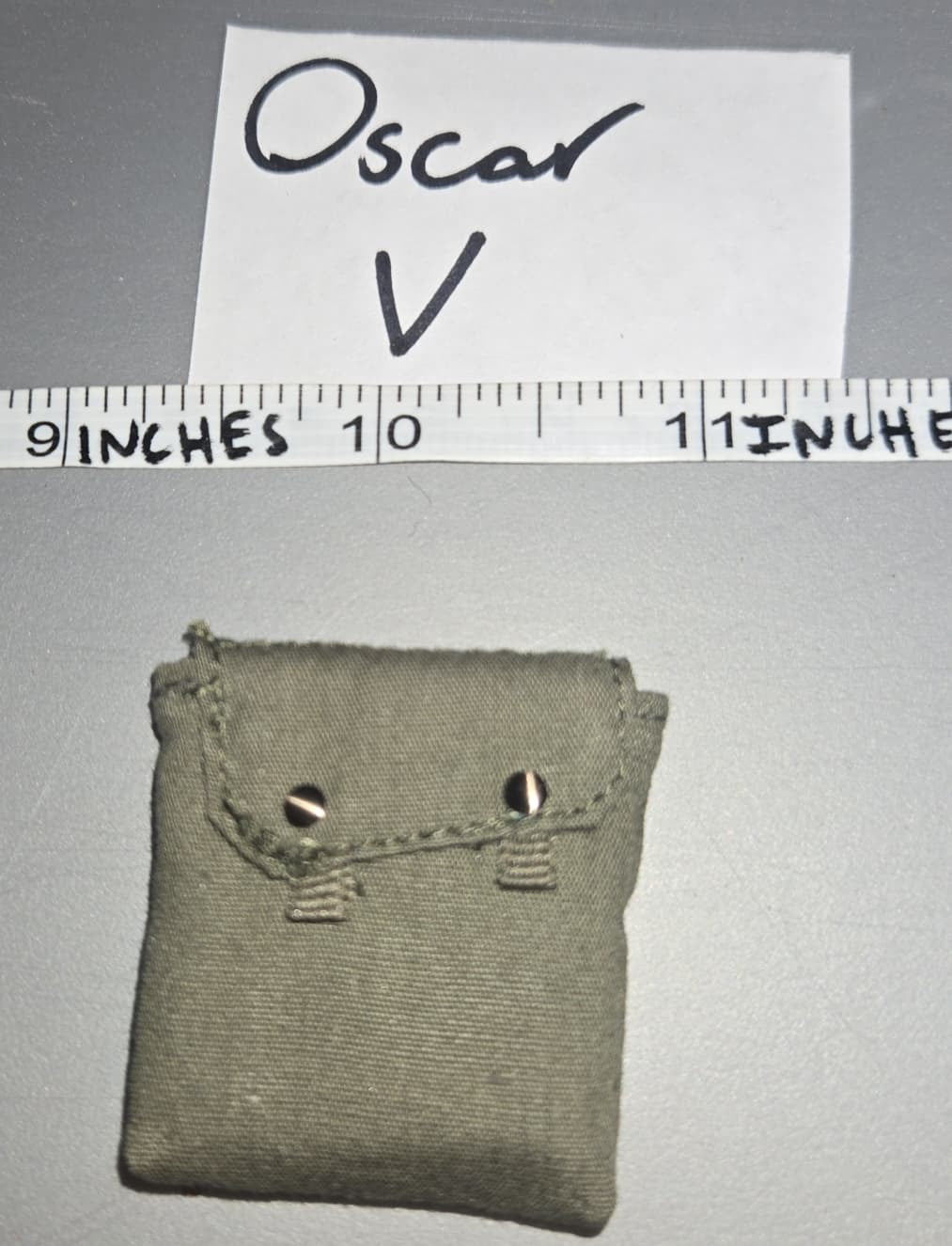 1:6 Scale WWII German Gas Mask Cape