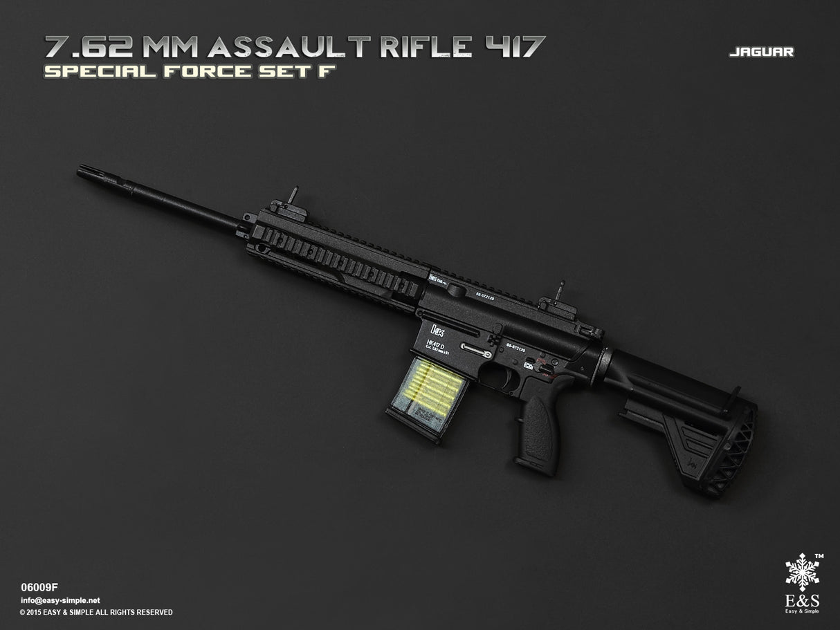 1/6 Scale Modern Era ASSAULT RIFLE 417 Weapons Set - NIB Easy and Simple Set F - LMSVII