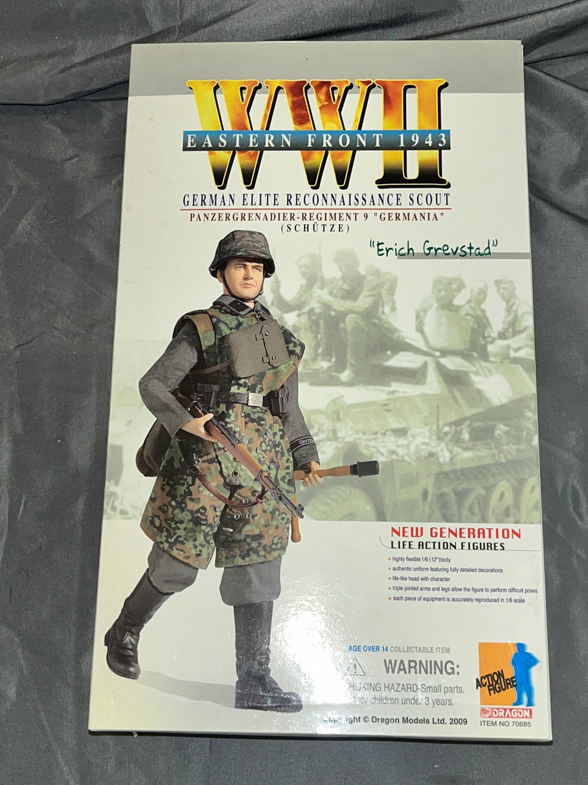 1/6 Scale WWII GERMAN Elite Scour Erich Grevstad - NIB Dragon