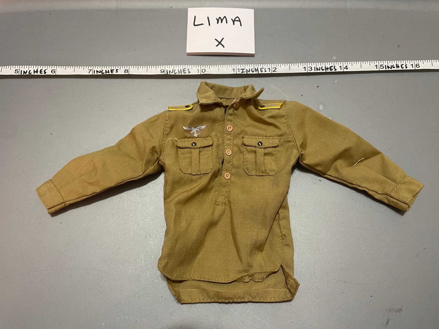 1/6 WWII German Tropical Work Shirt