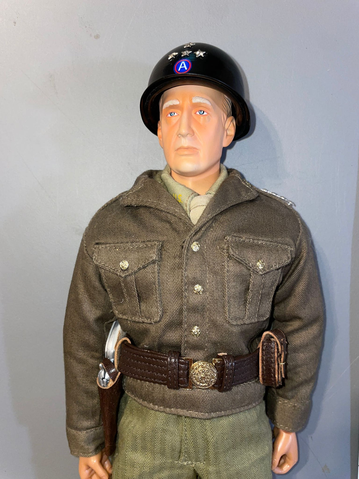 1:6 Scale WWII US General Patton Dressed Figure - Dragonl