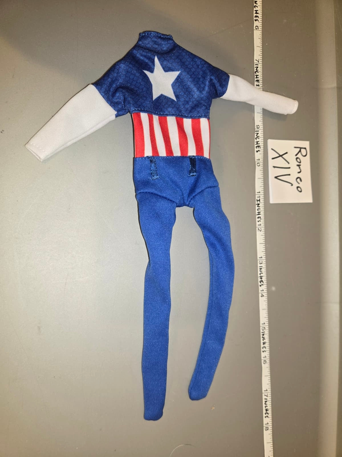 1/6 Scale Comic Book Marvel Captain America Uniform