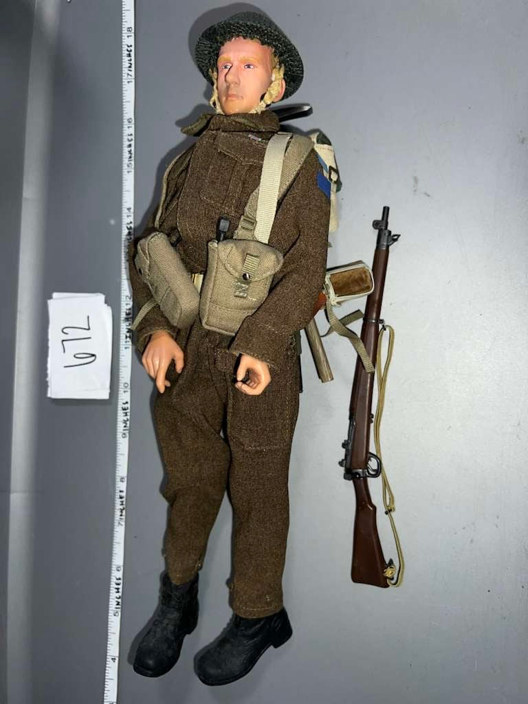 1:6 Scale WWII British Infantryman Dressed Figure - Dragon