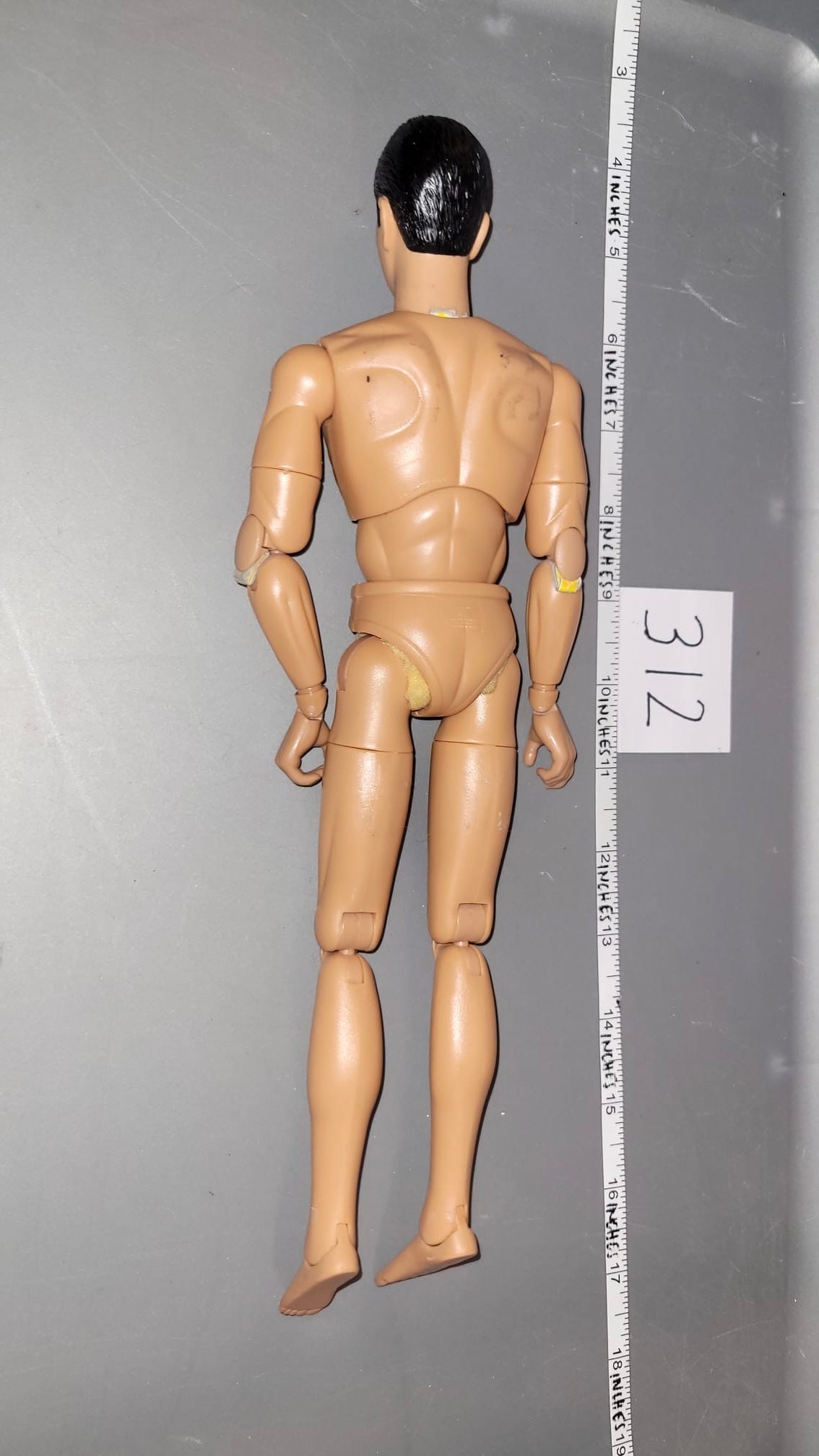 1/6 Scale Nude Power Team Figure