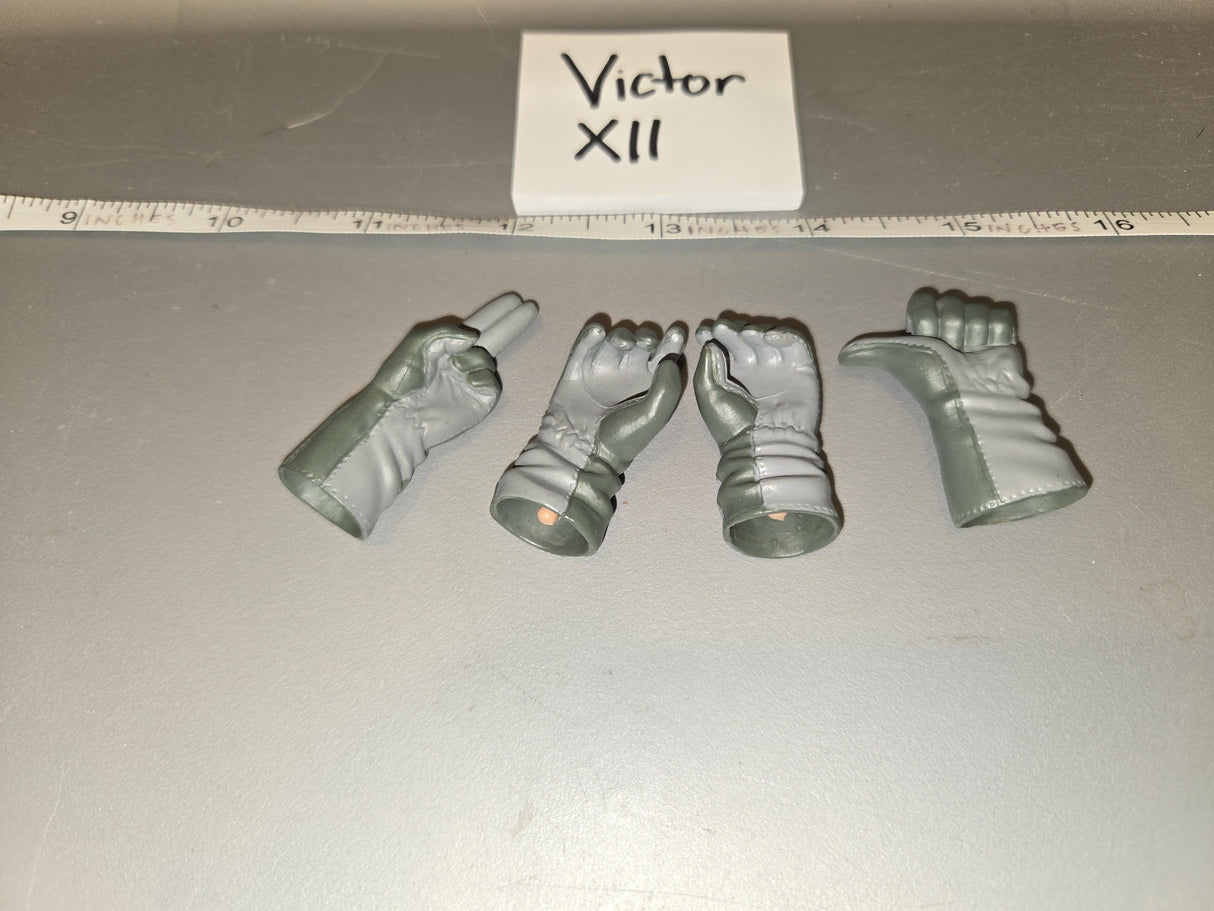 1/6 Scale Modern Era Pilot Gloved Hands Lot