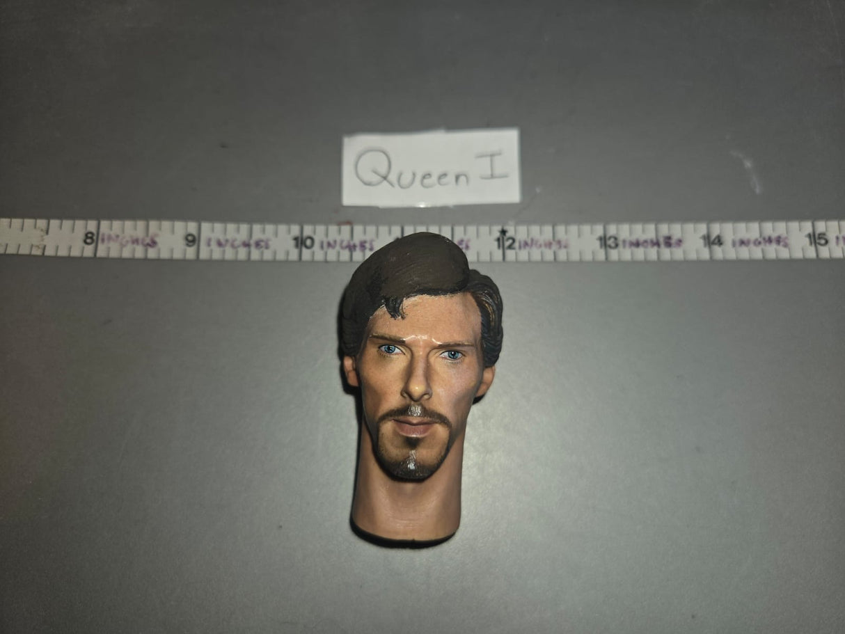 1/6 Scale Marvel Benedict Cumberbatch Dr Strange Head Sculpt - Comic Book