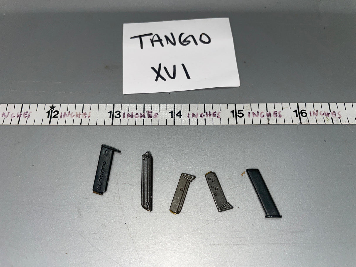 1/6 Scale WWII German Pistol Magazine Lot
