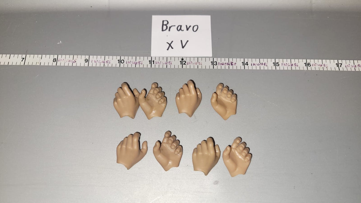 1/6 Scale Nude Figure Hand Lot