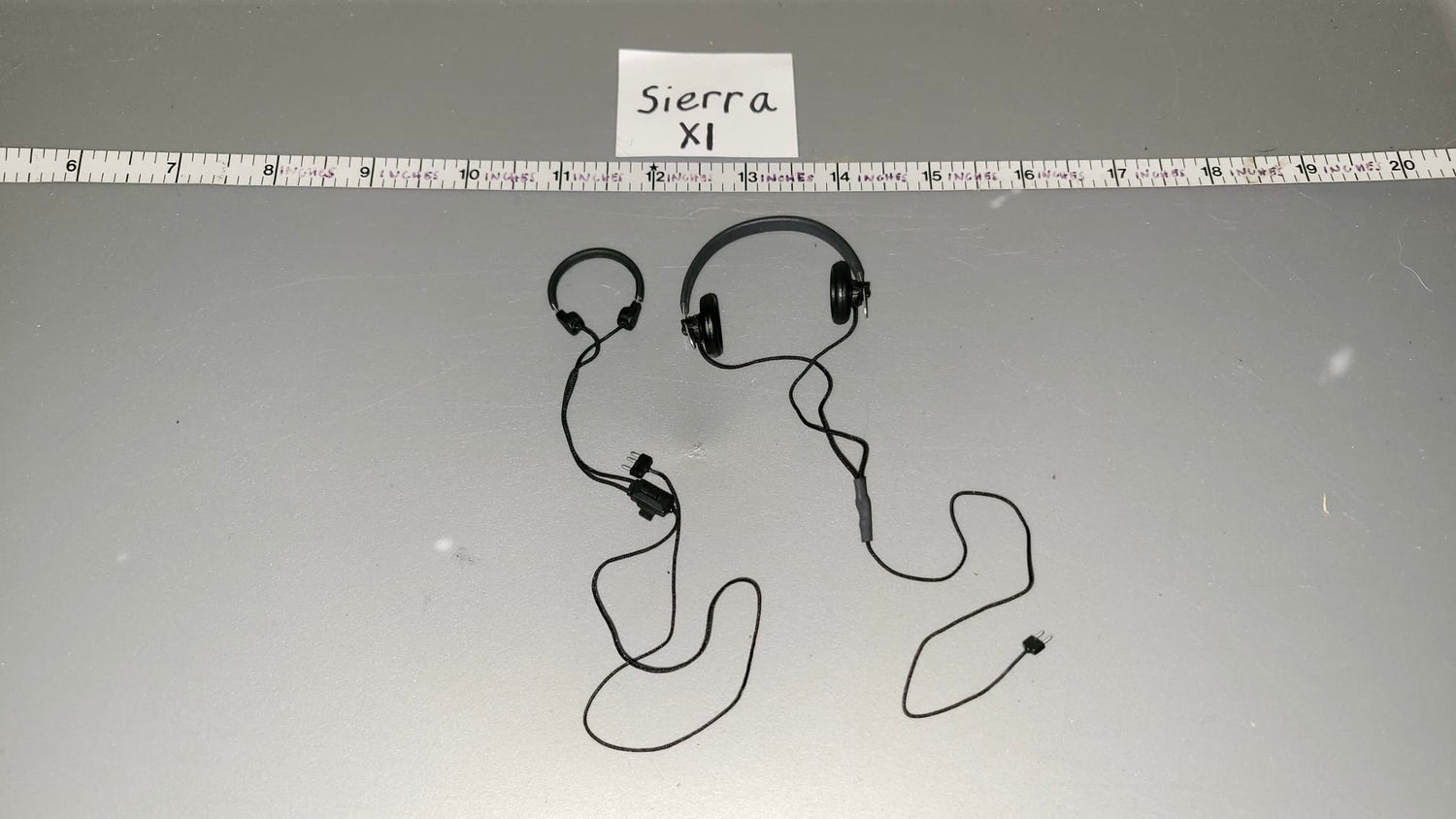 1/6 Scale WWII German Tanker Head Phones Set