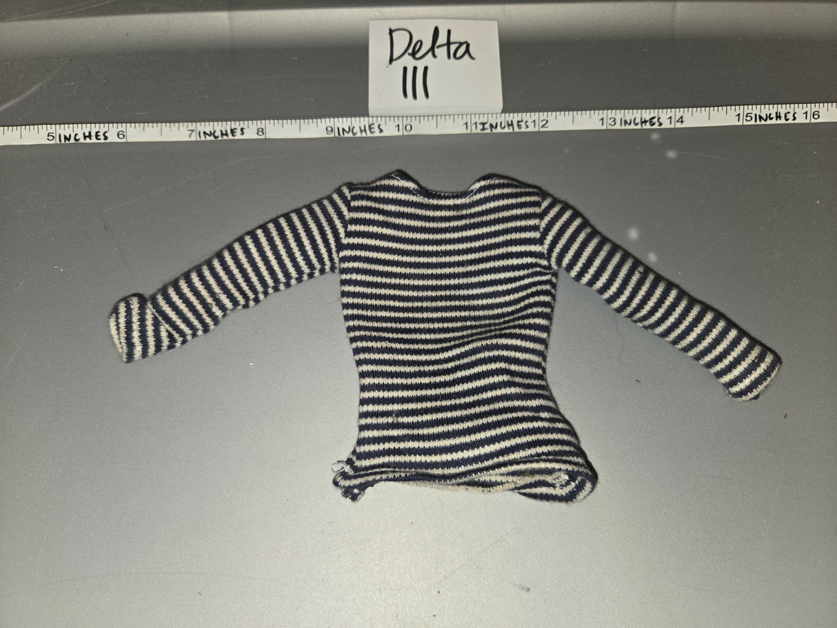 1/6 Scale Modern Russian Striped Long Sleeve Shirt - Delta III