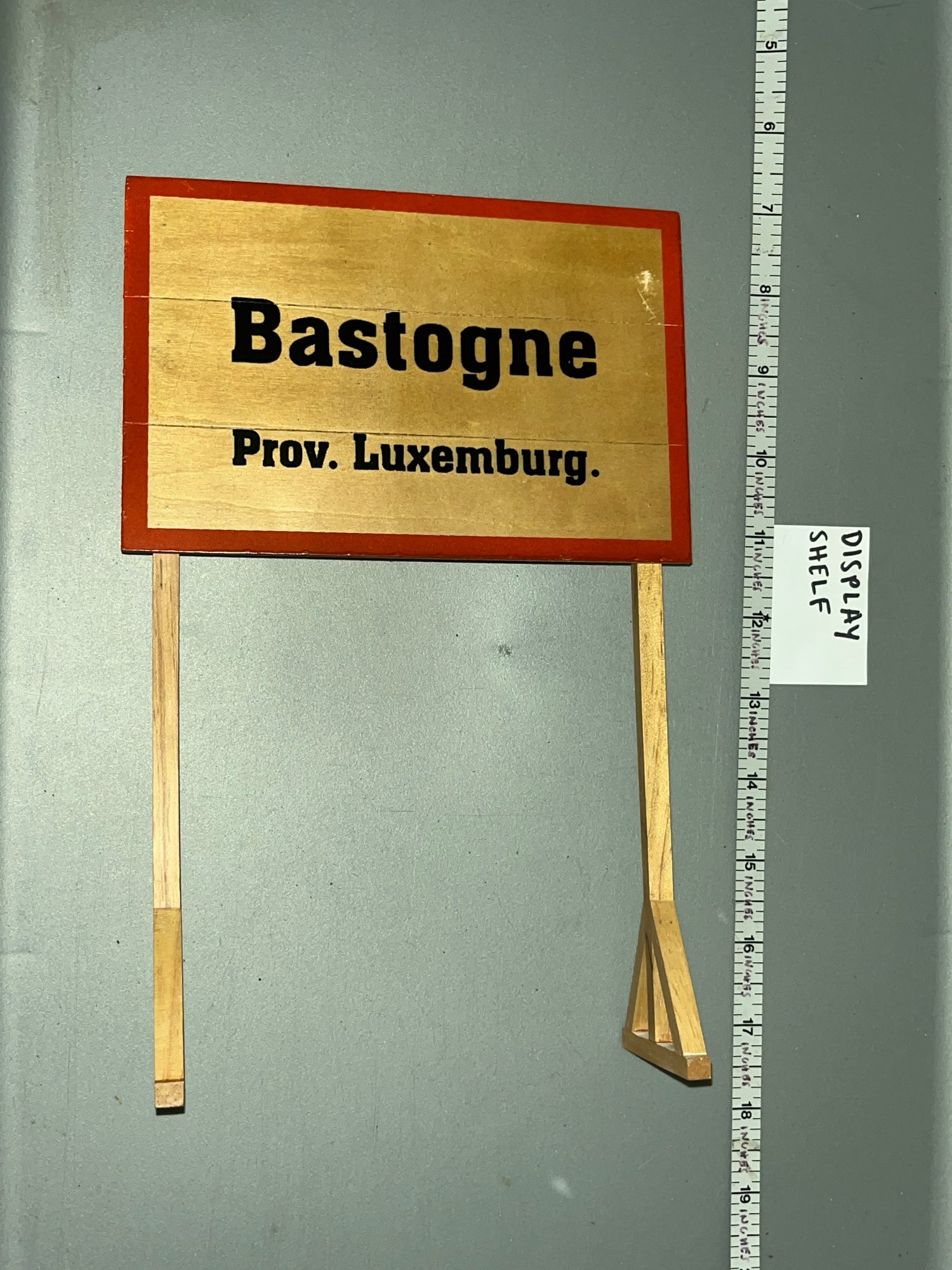 1/6 Scale WWII US Bastogne Road Sign - Soldier Story