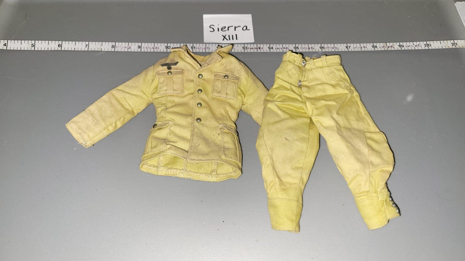 1/6 Scale WWII German Tropical Afrika Korps Uniform