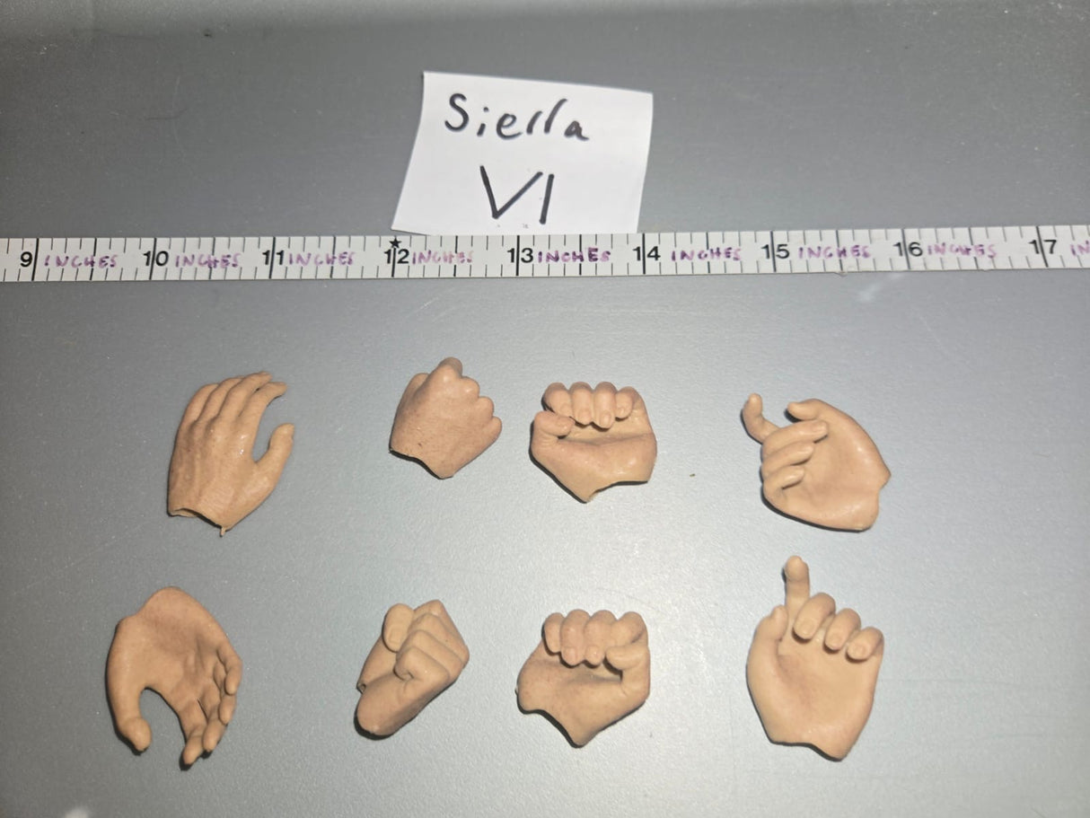 1/6 Scale Nude Figure Hand Lot