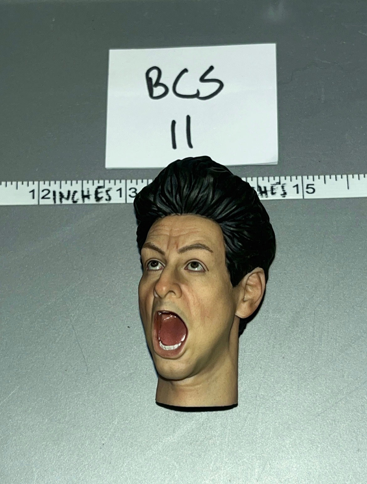 1/6 Scale Egon Spangler Head Sculpt - Science Fiction Ghostbsuters Ghost Hunting Squad - Present Toys