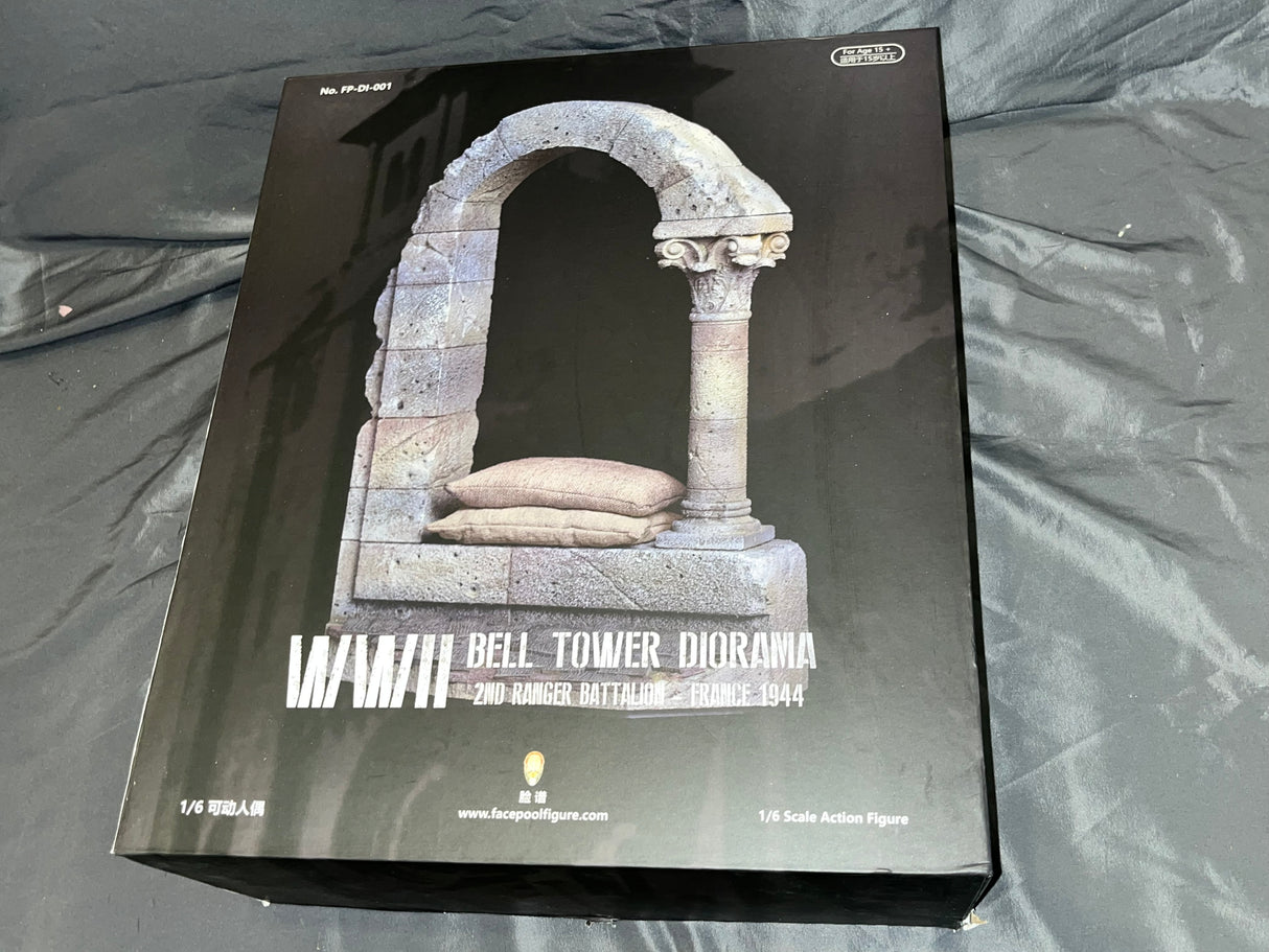 1/6 Scale WWII US Private Jackson Bell Tower Diorama  - NIB Facepool