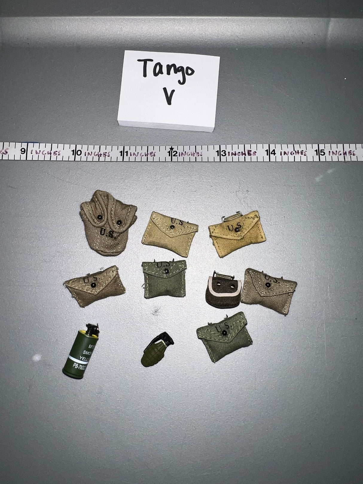 1/6 Scale WWII US Web Gear Lot -