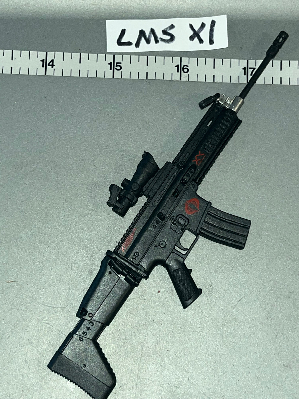 1/6 Scale Modern Era Cobra Baroness SCAR Rifle - GD Toys GI Joe Real American Hero