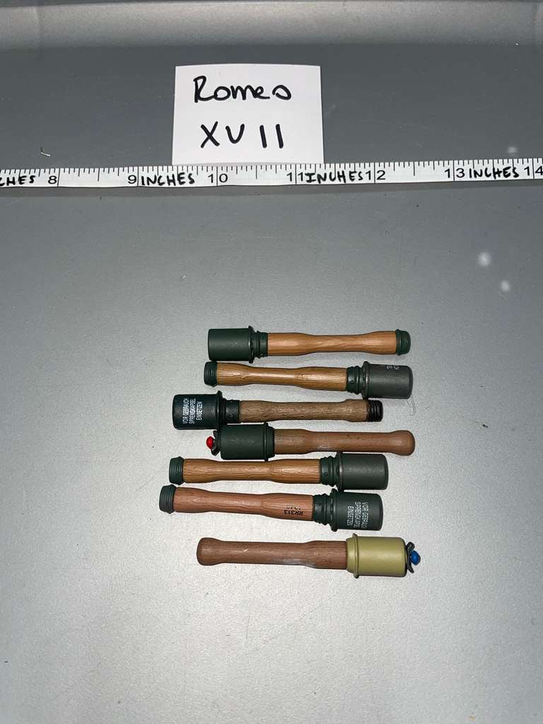 1/6 WWII German Grenade Lot