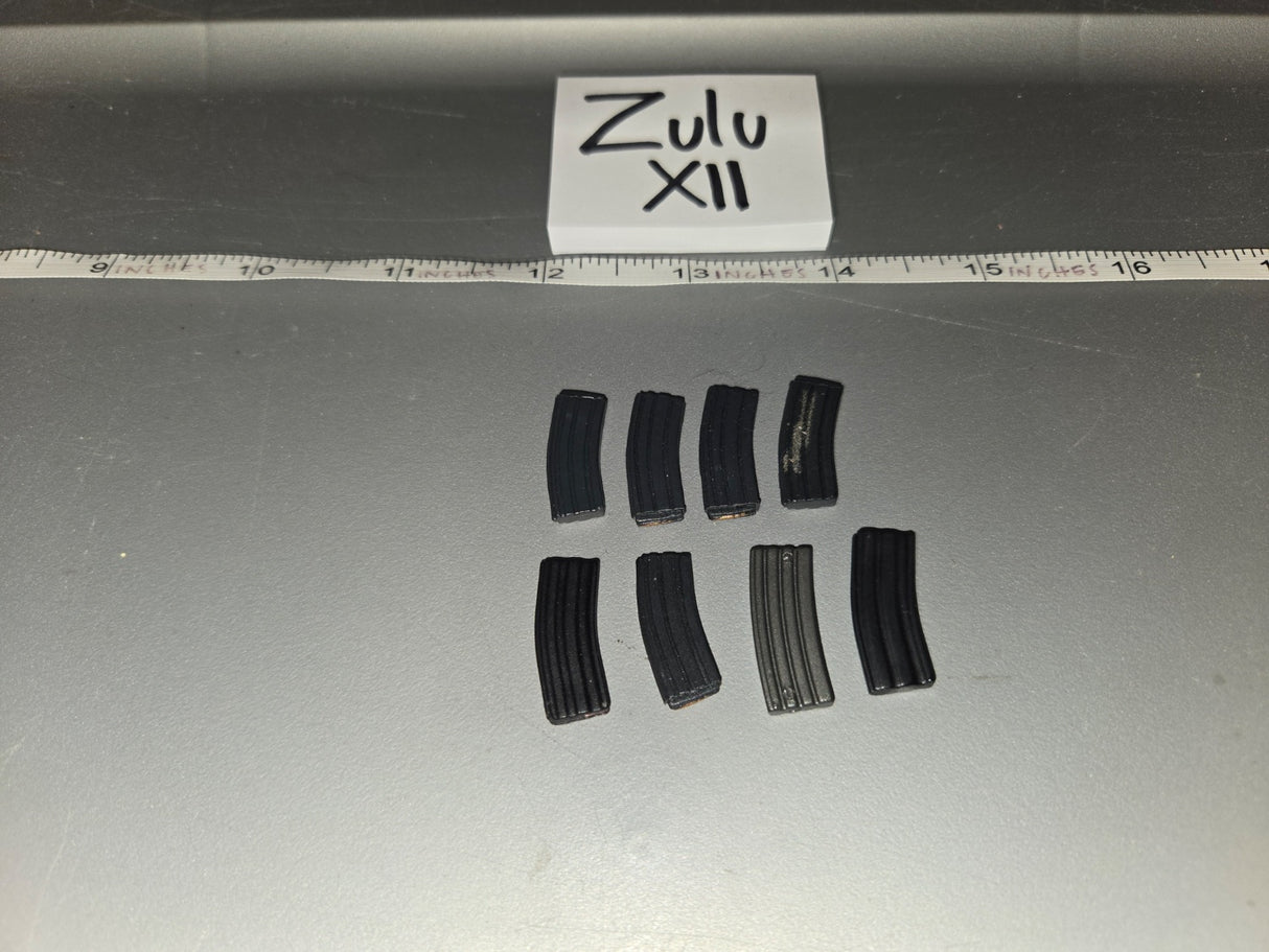 1/6 Scale Modern Era AR-15 Magazine Lot - Zulu XII