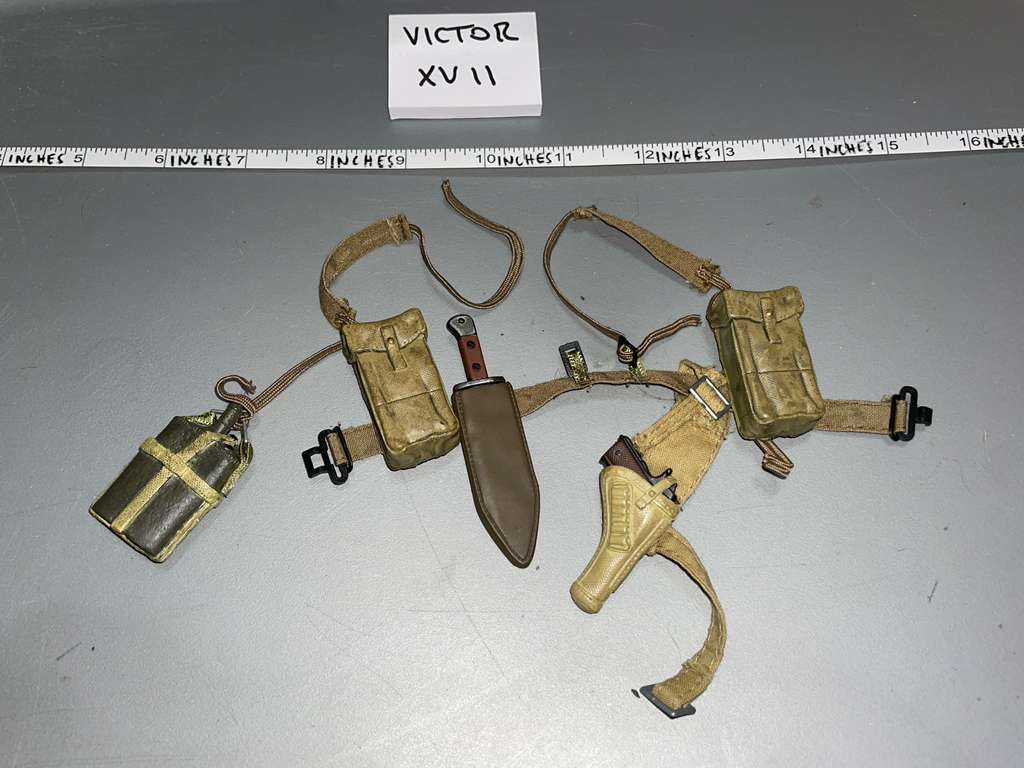 1/6 Scale WWII British Web Gear Lot