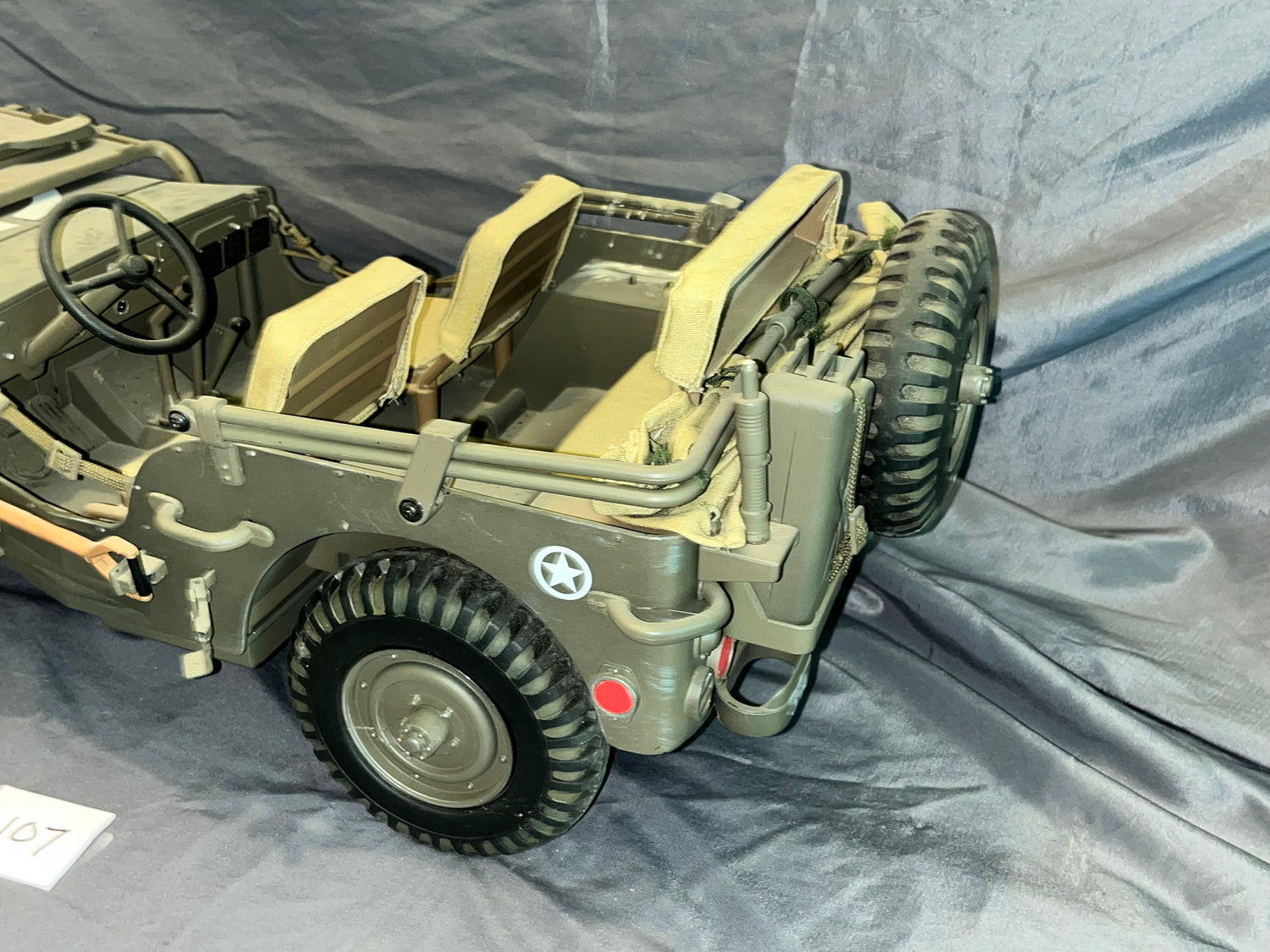 1/6 Scale WWII US Jeep - Ultimate Soldier - Weathered