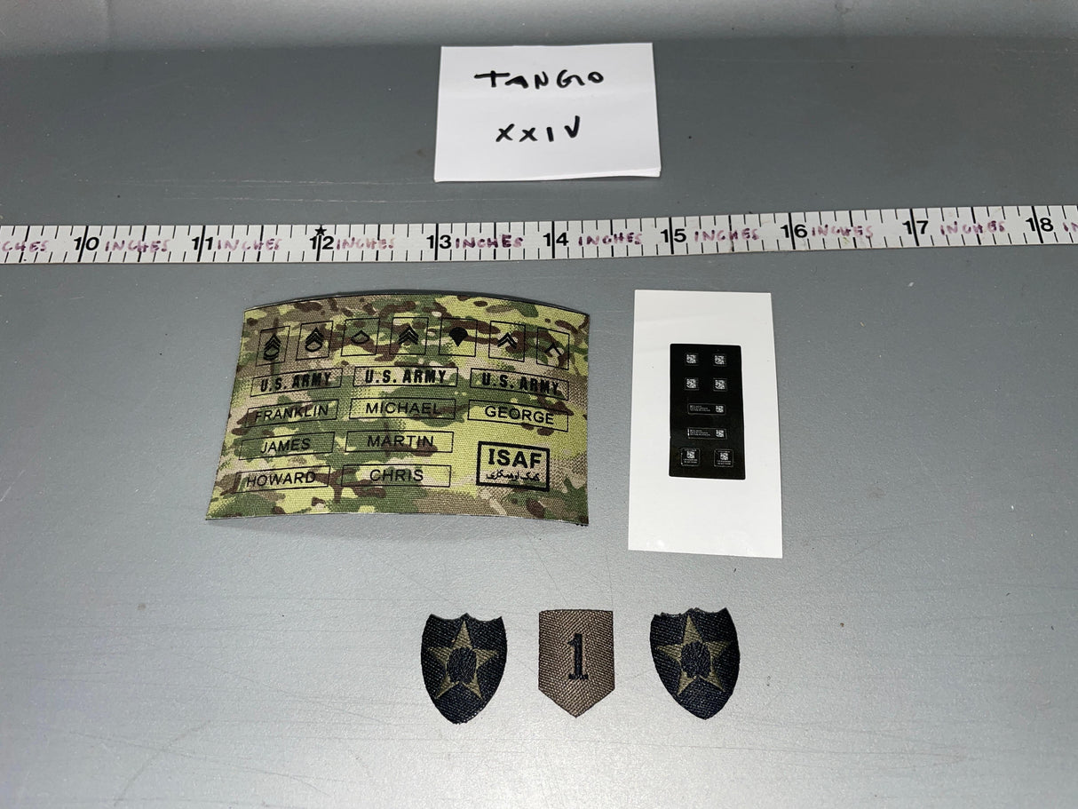 1/6 Scale Modern Army OCP Multicam Subdued Patch Lot
