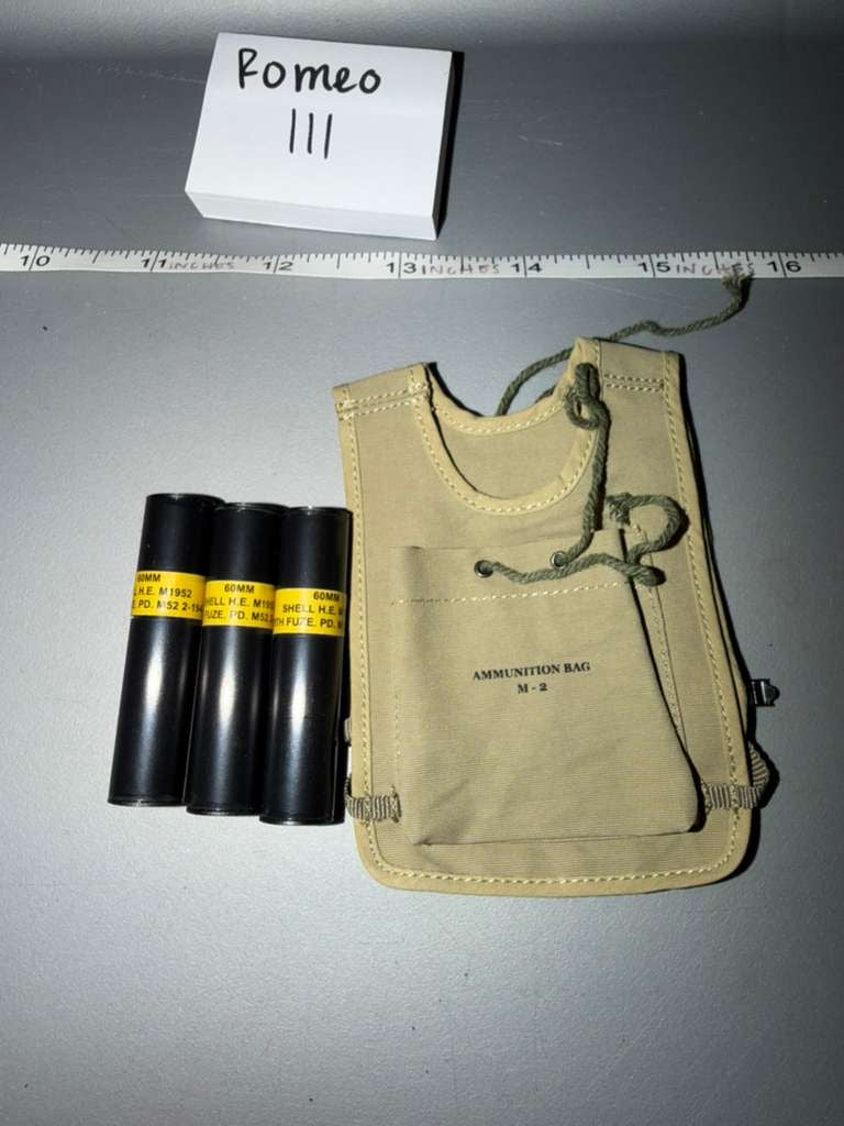 1/6 Scale WWII US Mortar Ammunition Vest