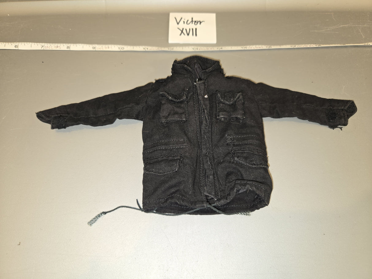 1:6 Scale Modern Black Field Jacket