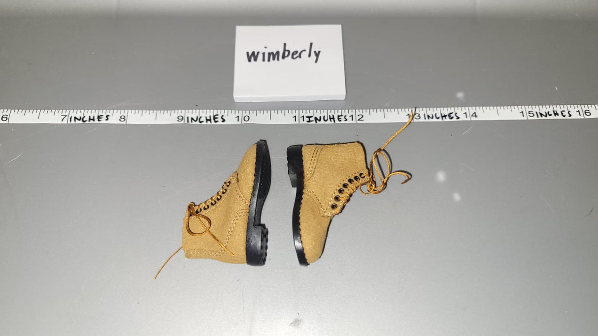 1/6 Scale WWII US Leather Boondocker Boots