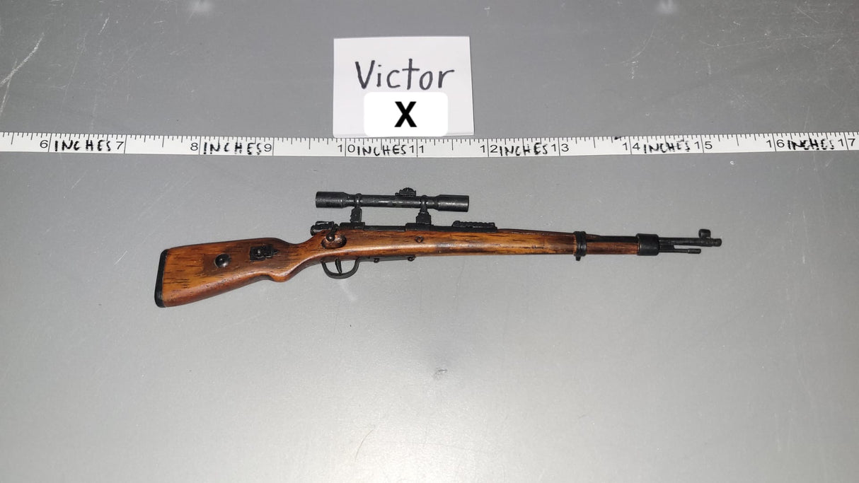 1/6 Scale WWII German Wood and Metal KAR-98 Sniper Rifle