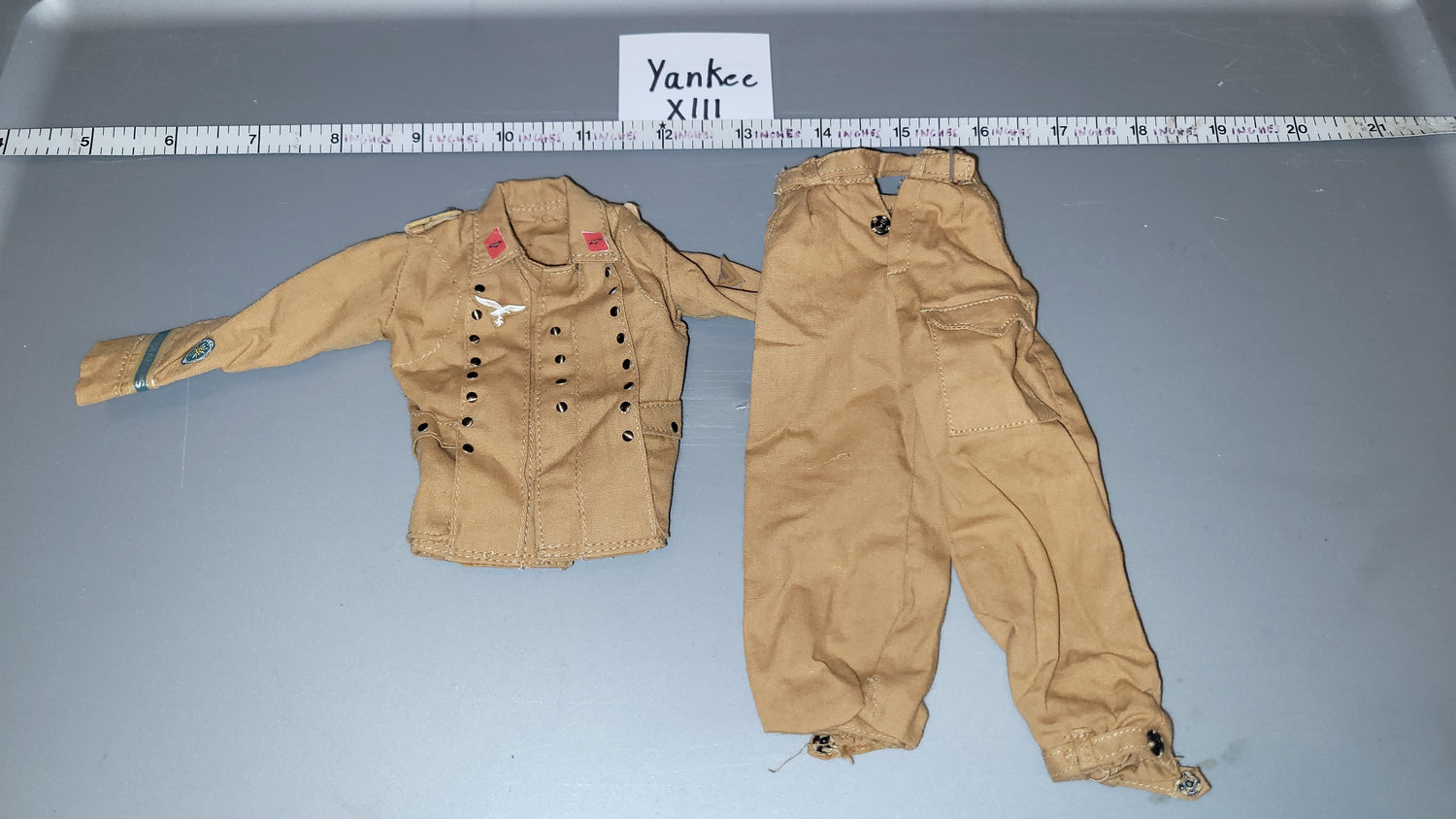 1/6 Scale WWII German Tropical Afrika Korps Luftwaffe Uniform