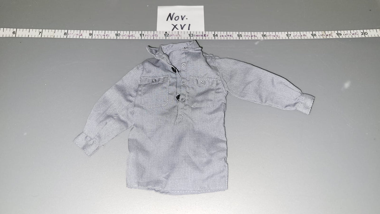 1/6 Scale WWII German Grey Work Shirt