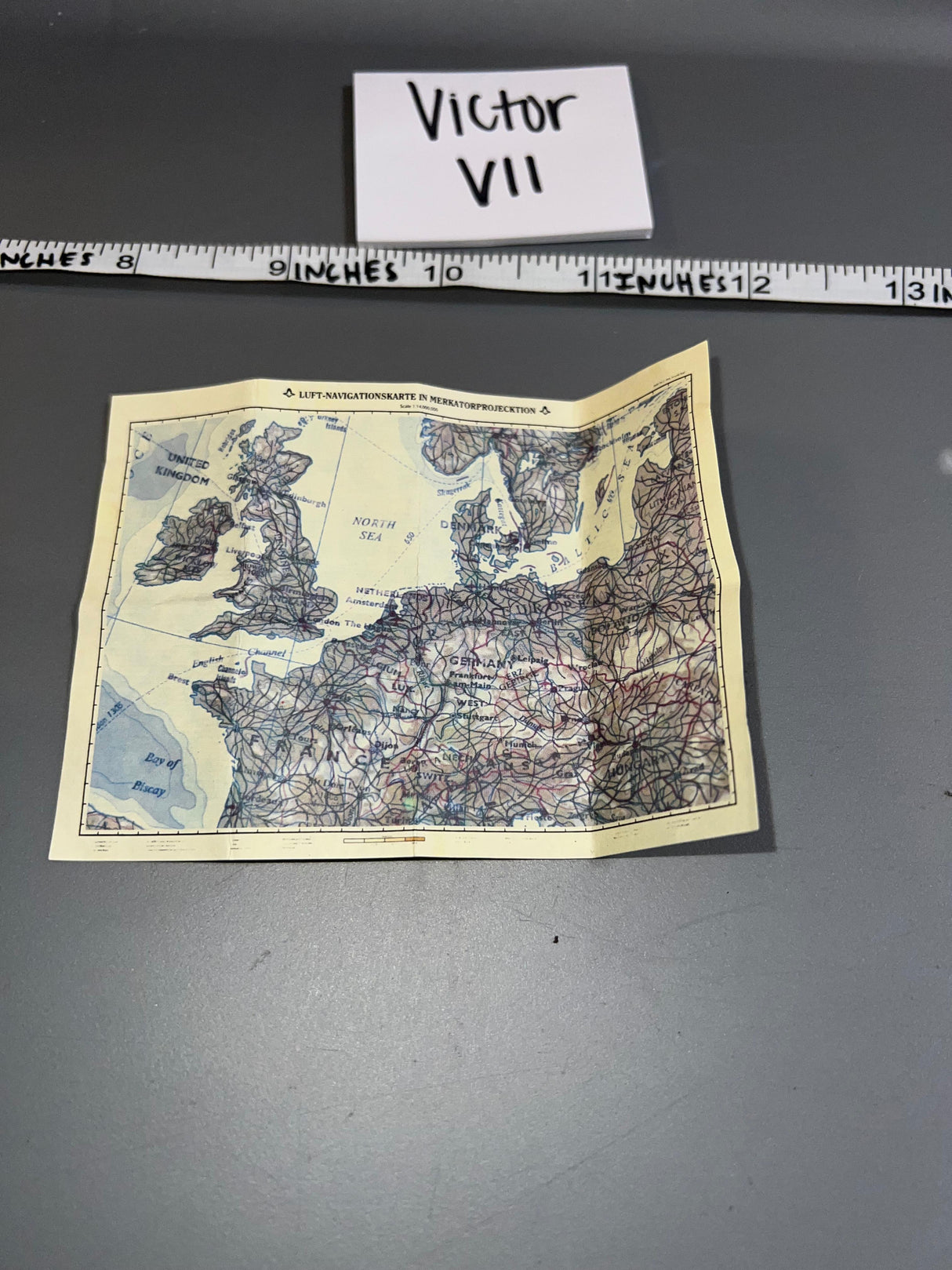 1:6 Scale Korean War Chinese Map