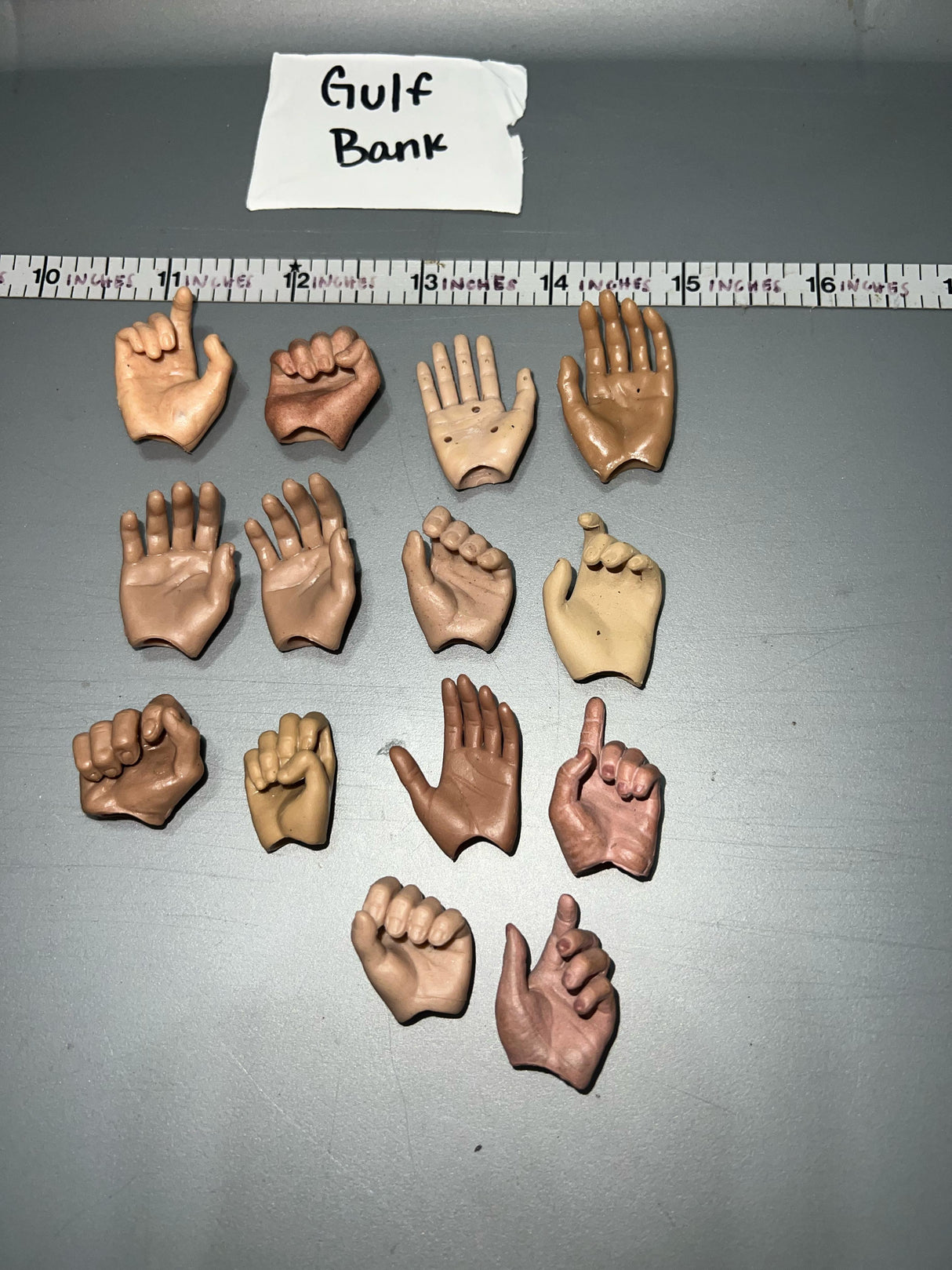 1/6 Scale Nude Figure Hand Lot