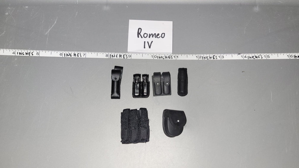 1/6 Scale Modern Police Web Gear Lot