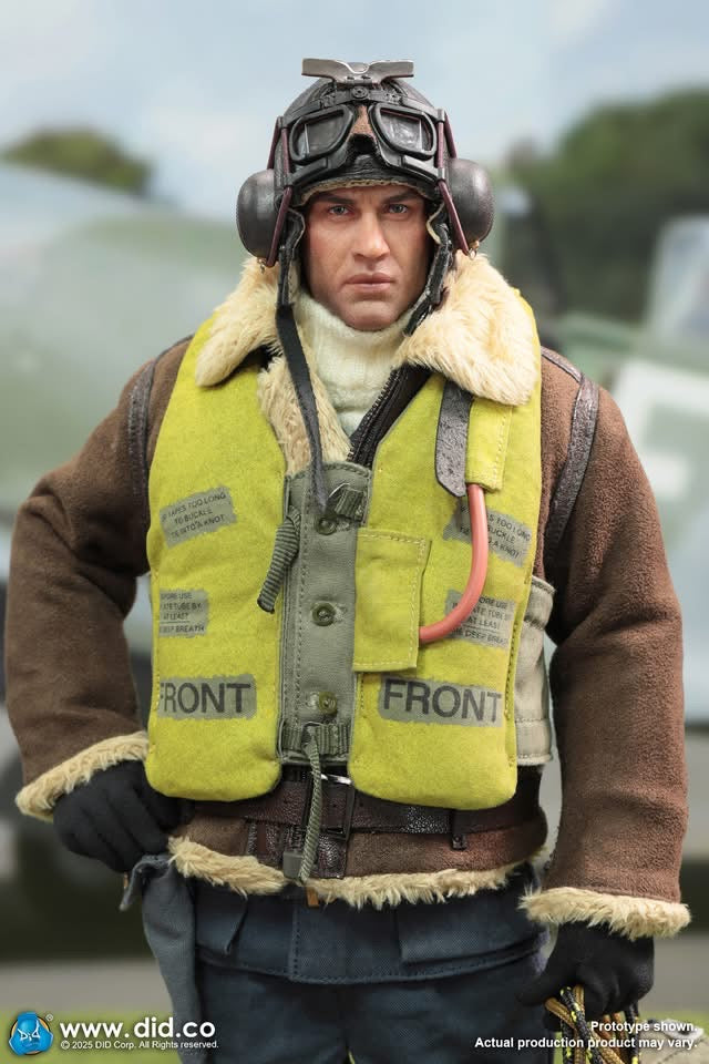 1/6 Scale WWII British Pilot Squadron Leader – Tom - DiD K80187 NIB Boxed Figure