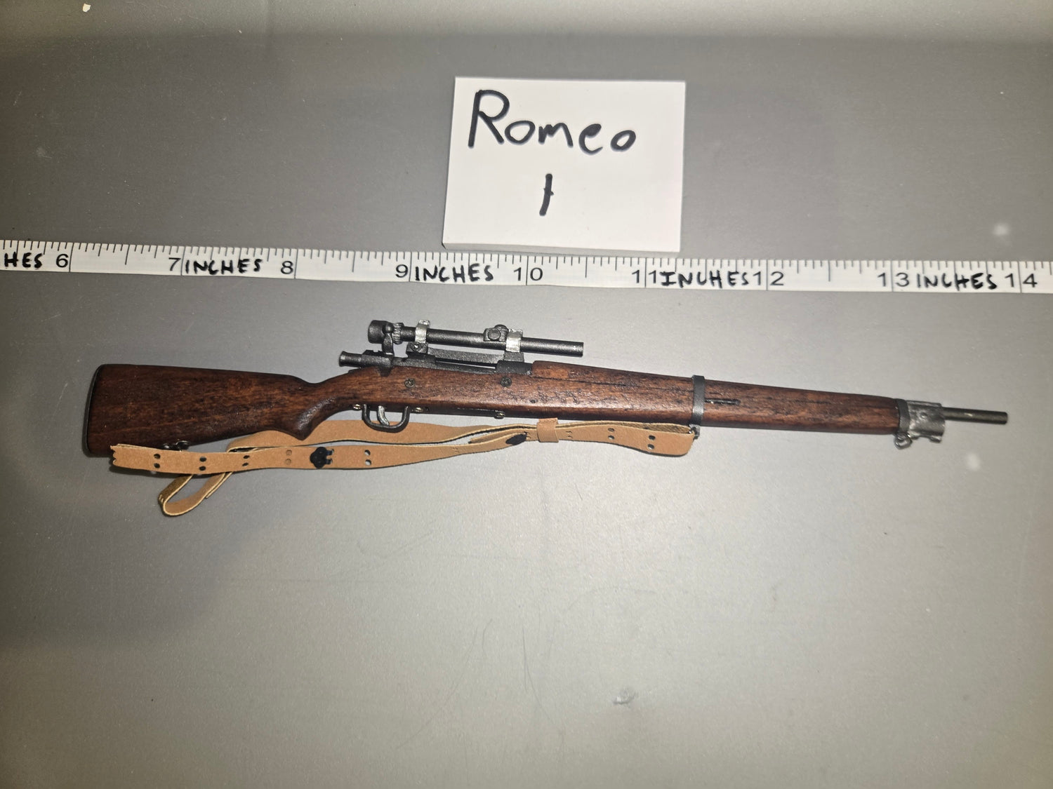 1/6 Scale WWII US Springfield Sniper Rifle - Wood and Metal DID